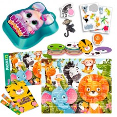 Набор для творчества Vladi Toys Bunny surprise с наклейками и пазлом