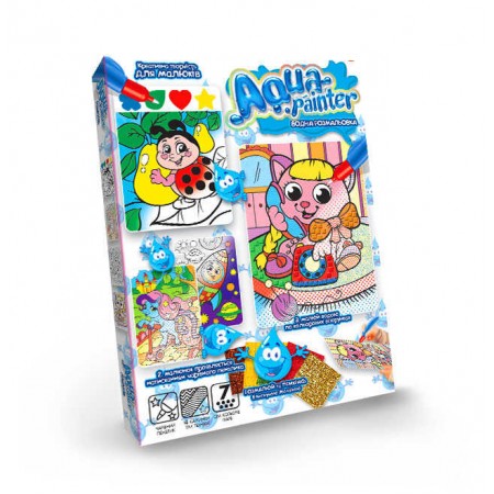 Водна розмальовка Danko Toys AQP-01 для дітей від 4 років Водна розмальовка Danko Toys AQP-01 для дітей від 4 років