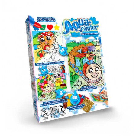 Водна розмальовка Danko Toys AQP-01 для дітей від 4 років Водна розмальовка Danko Toys AQP-01 для дітей від 4 років