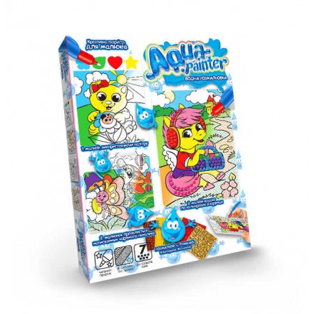 Водна розмальовка Danko Toys AQP-01 для дітей від 4 років Водна розмальовка Danko Toys AQP-01 для дітей від 4 років