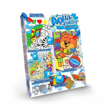 Водна розмальовка Danko Toys AQP-01 для дітей від 4 років Водна розмальовка Danko Toys AQP-01 для дітей від 4 років