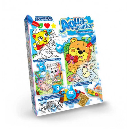 Водна розмальовка Danko Toys AQP-01 для дітей від 4 років Водна розмальовка Danko Toys AQP-01 для дітей від 4 років