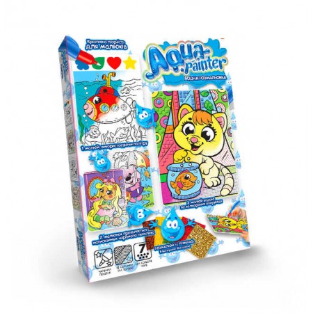 Водна розмальовка Danko Toys AQP-01 для дітей від 4 років Водна розмальовка Danko Toys AQP-01 для дітей від 4 років