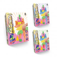 Кінетичний пісок KidSand 400г різнобарвний набір Danko Toys
