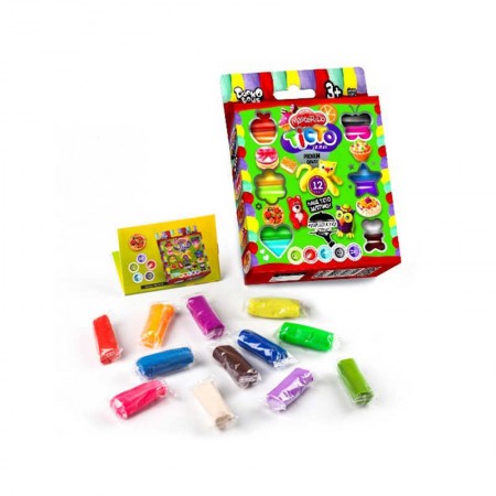 Тесто для лепки Master Do TMD-02-04 12 цветов 20г Danko Toys
