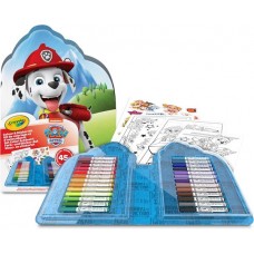 Переносной набор для рисования Crayola Paw Patrol с фломастерами и раскрасками 04-0783 