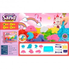 Кинетический песок BabyToys MK 5866 с формочками 500г Кинетический песок BabyToys MK 5866 с формочками 500г