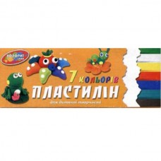 Пластилин 7 цветов, 150 г "Колорит" Пластилин 7 цветов, 150 г "Колорит"