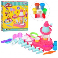 Пластилин для лепки BabyToys MK 5472 мороженое 6 цветов Пластилин для лепки BabyToys MK 5472 мороженое 6 цветов