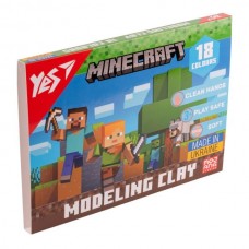 Пластилин YES, 18 цв., 360г "Minecraft" Пластилин YES, 18 цв., 360г "Minecraft"