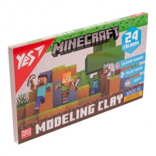 Пластилин YES, 24 цв., 480г "Minecraft" Пластилин YES, 24 цв., 480г "Minecraft"