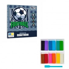 Пластилін Yes, 12 кол., 240г "Football" Пластилін Yes, 12 кол., 240г "Football"