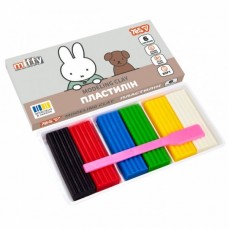 Пластилин Yes, 6 цв., 120г "Miffy" Пластилин Yes, 6 цв., 120г "Miffy"