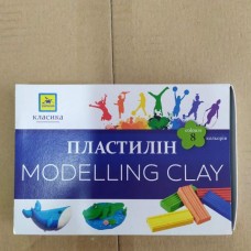 Пластилін "Класика" 8 кол 160 гр ПЛ-010-МВ, 35 шт В упаковці 35 шт