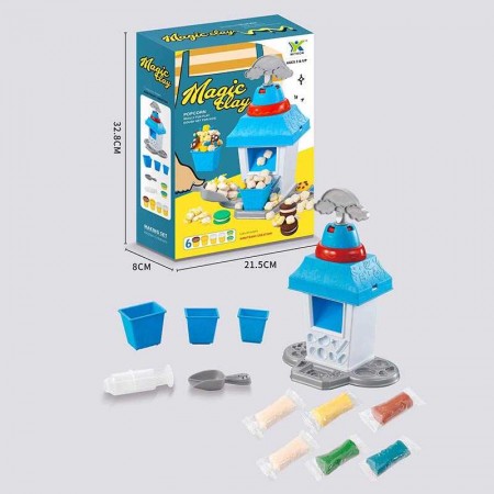 Тісто для ліплення BabyToys 6 кольорів з формочками та аксесуарами