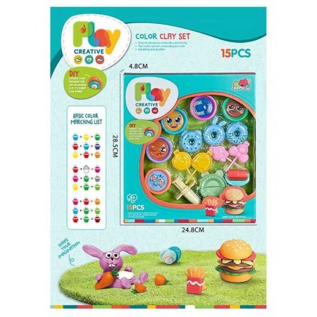 Тісто для ліплення BabyToys Кухар 5838-127 5 кольорів з аксесуарами