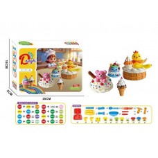 Тесто для лепки BabyToys 8 баночек с инструментами и формочками