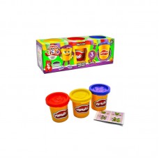 Тесто для лепки Danko Toys Master Do 3 банки разные цвета