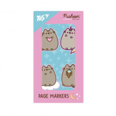 Закладки-стикеры Yes "Pusheen", пластик, 80 шт (4х20) Закладки-стикеры Yes "Pusheen", пластик, 80 шт (4х20)