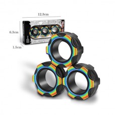 Магнитные кольца BabyToys 2021-170A, 3 штуки, разноцветные Магнитные кольца BabyToys 2021-170A, 3 штуки, разноцветные
