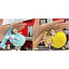 Брелок детский BabyToys C 70836 герой с меховой кулькой 4,5 см