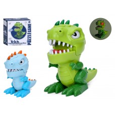 Інтерактивний динозавр Tyrannosaurus Rex, 15 см, світло і звук, 2 кольори 1667C