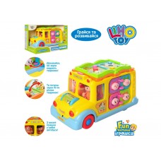 Игра трещотка Автобус на батарейке 24 см Limo Toy 796