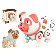 Іграшка інтерактивна мопс Cute Pugs, 175 см, ходить, світиться та відтворює звук FY912434