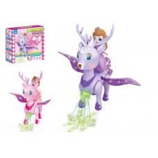 Игрушка интерактивная Lovely Deer 23 см, ходит и светится, музыкальная, 2 вида (цена за 1шт) FY917243