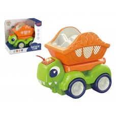 Динозавр игрушечный Fantastic Car 17 см, движущийся и светящийся, музыкальный FY917259