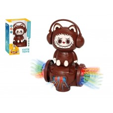 Музыкальная игрушка на колесах Rabu Cute Toys, 24 см, светится и двигается FY918043