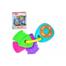 Игрушка-брелок с ключами LS010, прорезыватель, звуковые сигналы, Infunbebe