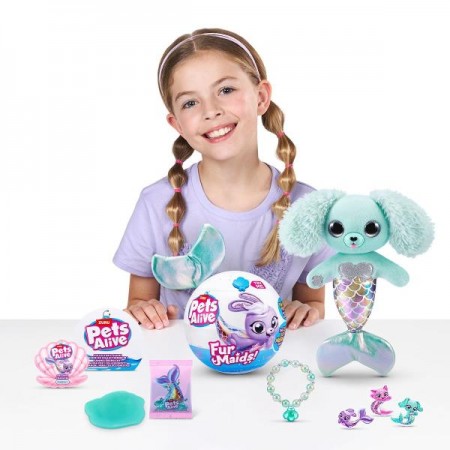 Интерактивная игрушка Pets Robo Alive Furmaids S1 Щенок Даззи 9555D Интерактивная игрушка Pets Robo Alive Furmaids S1 Щенок Даззи 9555D