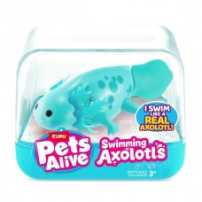 Интерактивная игрушка Pets Robo Alive S1 Аксолотль бирюзовый 9556B 