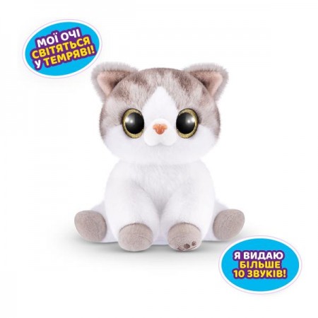 Интерактивная мягкая игрушка-сюрприз Pets Robo Alive S1 Игривые котята со звуками и светом Интерактивная мягкая игрушка-сюрприз Pets Robo Alive S1 Игривые котята со звуками и светом