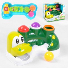 Детская игрушка стукалка Динозавр TK Group со звуком и светом Детская игрушка стукалка Динозавр TK Group со звуком и светом