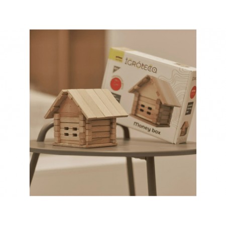 Конструктор деревянный Копилка, 37 деталей, Igroteco 900293