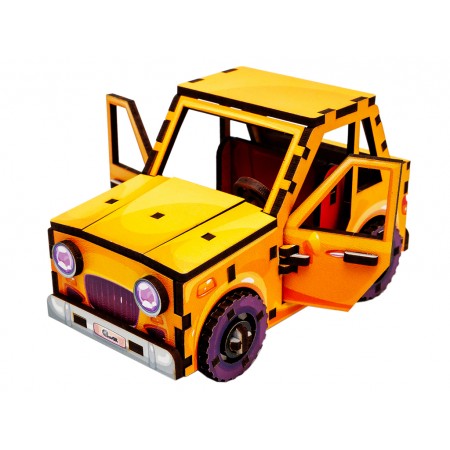 Дерев’яний 3D конструктор Turbo Car, PuzzleOk 00958 Дерев’яний 3D конструктор Turbo Car, PuzzleOk 00958