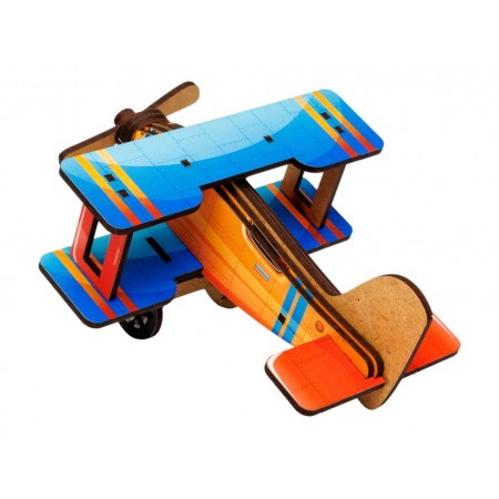 Дерев’яний 3D-конструктор Turbo Plane, PuzzleOk 00959 Дерев’яний 3D-конструктор Turbo Plane, PuzzleOk 00959