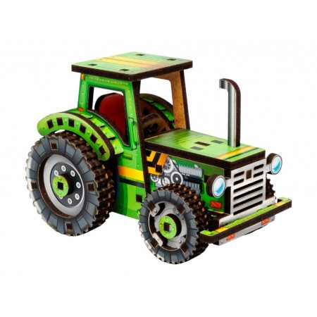 Дерев’яний 3D-конструктор Turbo Tractor, PuzzleOk 00960 Дерев’яний 3D-конструктор Turbo Tractor, PuzzleOk 00960