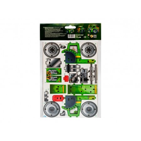 Дерев’яний 3D-конструктор Turbo Tractor, PuzzleOk 00960 Дерев’яний 3D-конструктор Turbo Tractor, PuzzleOk 00960