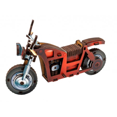 Дерев’яний 3D конструктор Turbo Bike, PuzzleOk 00961