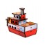 Дерев’яний 3D конструктор Turbo Ship, PuzzleOk 00962 Дерев’яний 3D конструктор Turbo Ship, PuzzleOk 00962