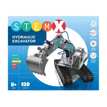 STEAM-конструктор Гидравлический экскаватор StemX, 130 деталей GC0101