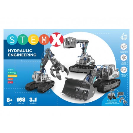 Конструктор 3 в 1 Гидравлические машины StemX, 168 деталей GC0108 Конструктор 3 в 1 Гидравлические машины StemX, 168 деталей GC0108