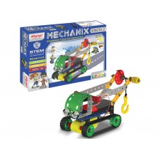 Конструктор металлический с мотором ROBOTIX №2 кран, 166 элементов, 8 моделей, ZEPHYR ZEPHYR.01063