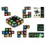 Магнитный конструктор Magnetic Building Blocks 4 в 1, светящийся BL124
