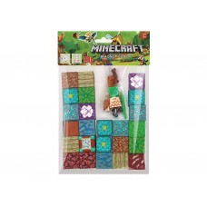 Магнитный конструктор Minecraft, 24 магнитных блока и минифигурка LT513956