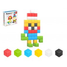 Магнитный конструктор PicassoTiles Pixel Building Cubes, 50 деталей Магнитный конструктор PicassoTiles Pixel Building Cubes, 50 деталей