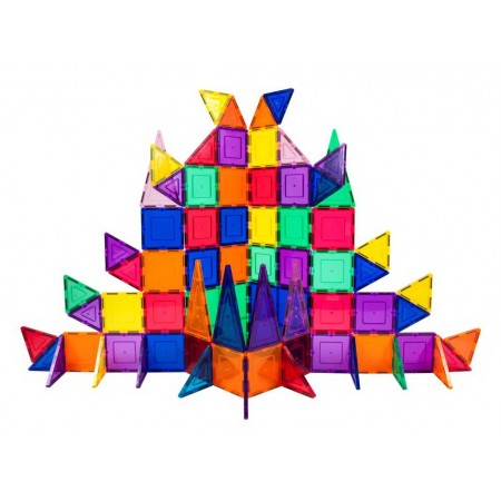 Магнитный конструктор PicassoTiles Magnetic Building Blocks, 101 деталь